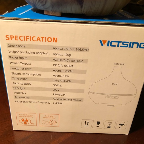 Victsing Ultrasonic Oil Diffuser - Picture 5 of 7